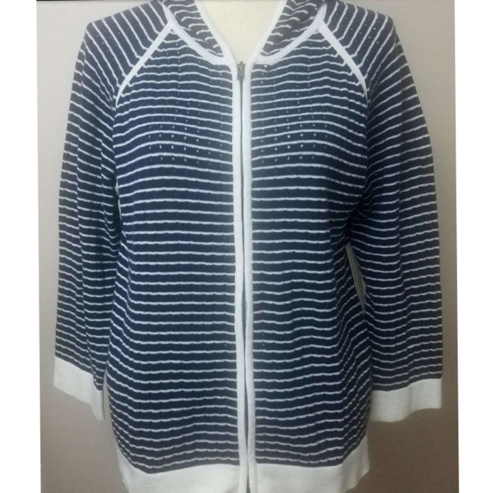 3 for $20 Ost Apparel Striped Hoodie Size Large